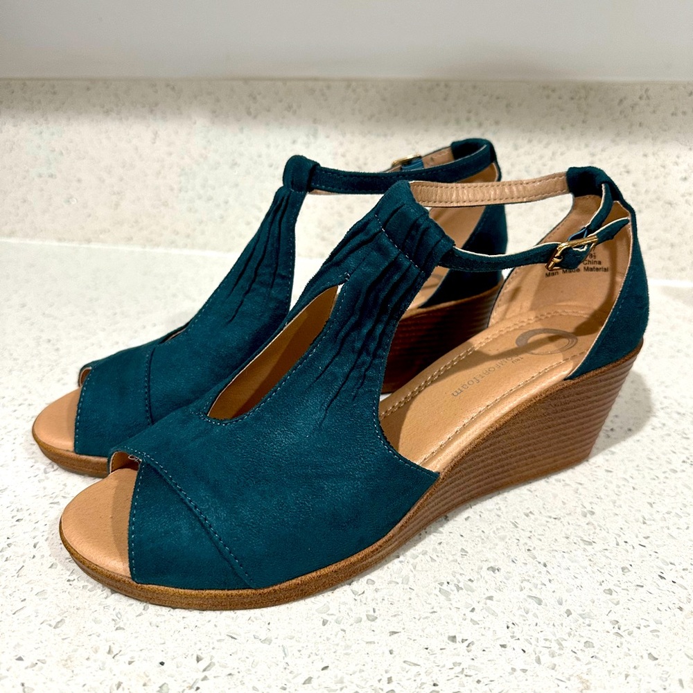 Jounree | Kedzie Wedge Sandal | Size 8.5